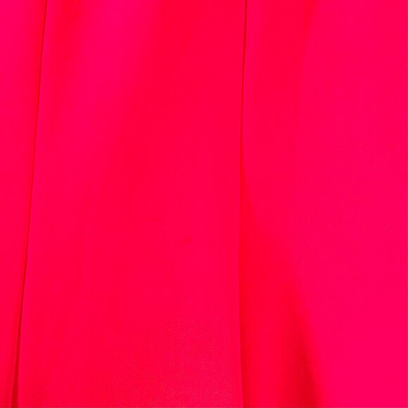 NWT Marchesa Notte Red One-Shoulder Embellished Stretch Crepe Gown - Picture 15 of 16